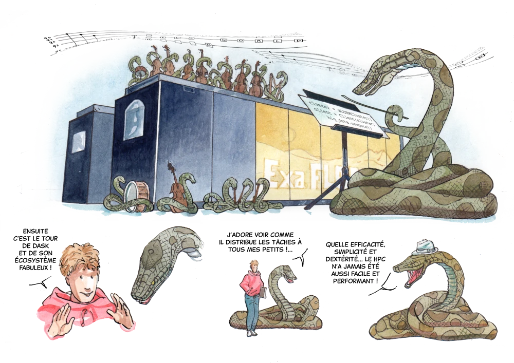 Développer sur supercalculateur avec dask