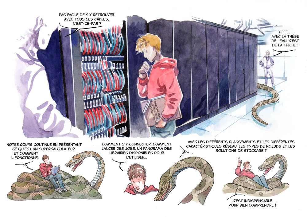 Sous le capot d'un supercalculateur